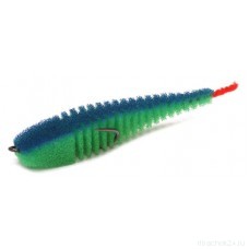 Поролоновая рыбка LeX Air Classic Fish 14 GBBLB (зеленое тело/синяя спина) (упак. 5шт)
